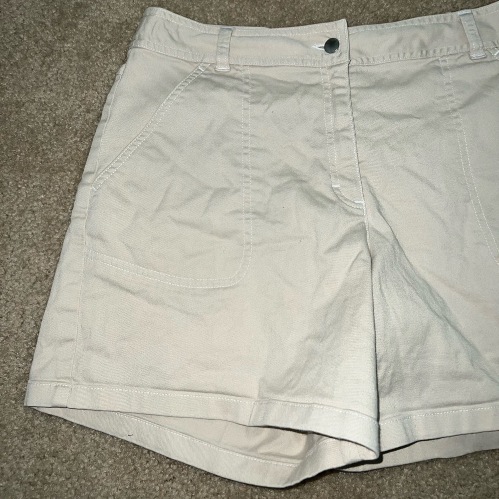 Talbots Kids White / Cream Bermuda shorts size 20 - Picture 6 of 12